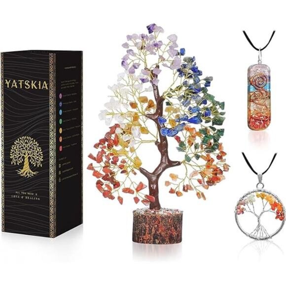 Chakra Tree of Life - Crystal Tree for Positive Energy - Seven Chakra Tree - Picture 7 of 7
